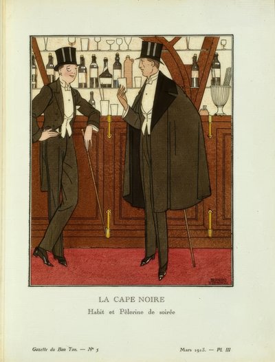 Abiye ve pelerin by Bernard Boutet de Monvel