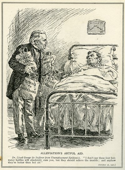 Dr Lloyd George, dört sıcak su şişesi, 