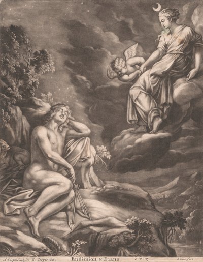 Endymion ve Diana by Bernard Lens