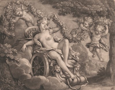 Flora ve Putti by Bernard Lens