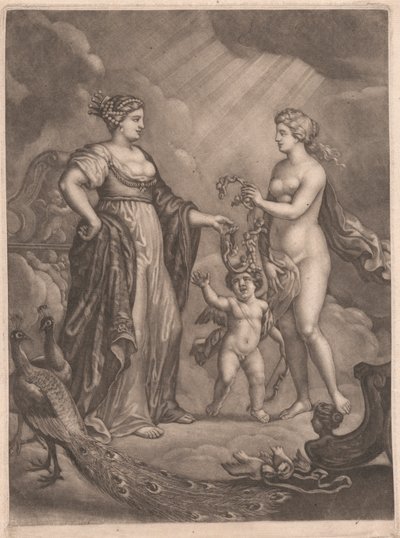 Juno, Venüs ve Aşk Tanrısı by Bernard Lens
