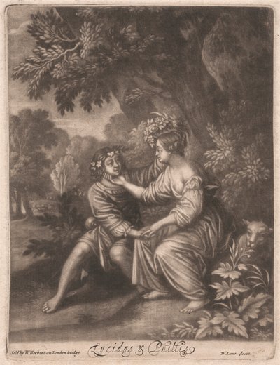 Lycidas ve Phillis by Bernard Lens
