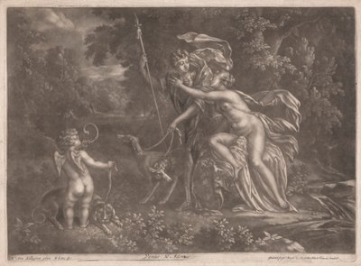 Venüs ve Adonis by Bernard Lens