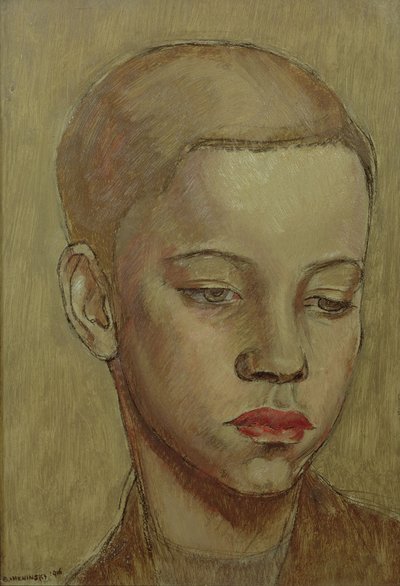 Bir çocuğun başı by Bernard Meninsky