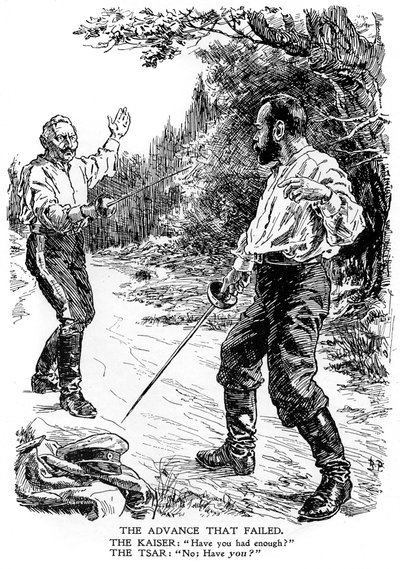 Başarısız Olan İlerleme, Birinci Dünya Savaşı, 1914-1915, 1920 by Bernard Partridge