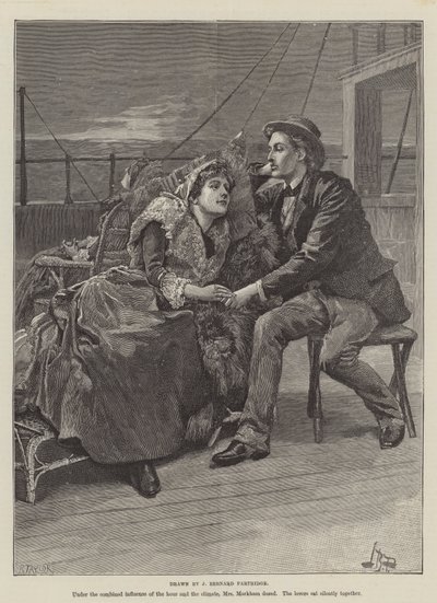 The Crusade of the Excelsior, by Bret Harte engraving by Bernard Partridge