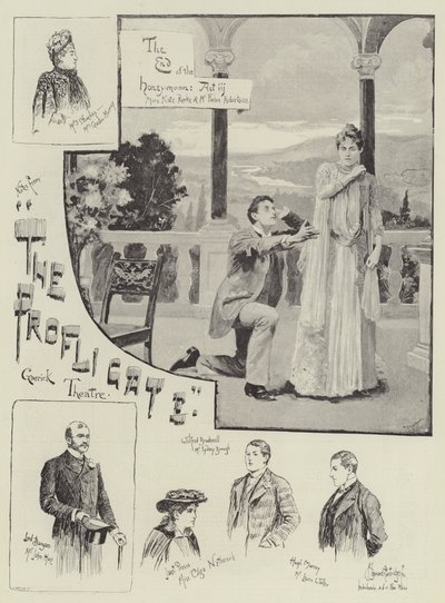 Profligate, Garrick Tiyatrosu'nda by Bernard Partridge
