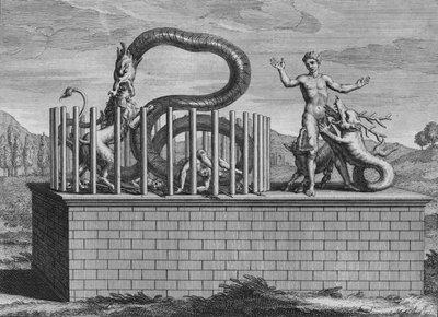 Campeche ve Iucatan idolleri, 1723. by Bernard Picart