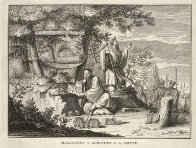 Çin Büyücüleri ve Büyücüleri, Dünyanın Tüm Halklarının Dini Törenleri ve Geleneklerinden, yayın. 1736 by Bernard Picart