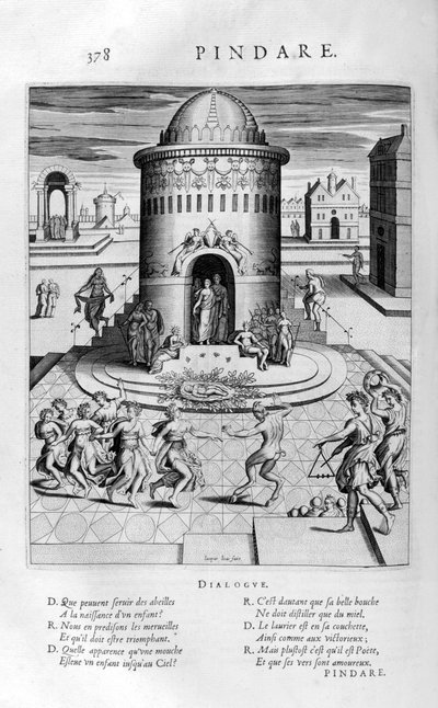 Pindare, 1615 by Bernard Picart
