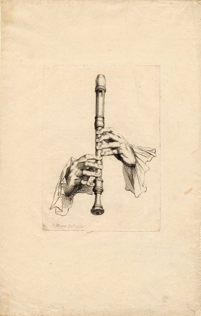 Kaydedici Oyuncular Eller, um 1700 by Bernard Picart