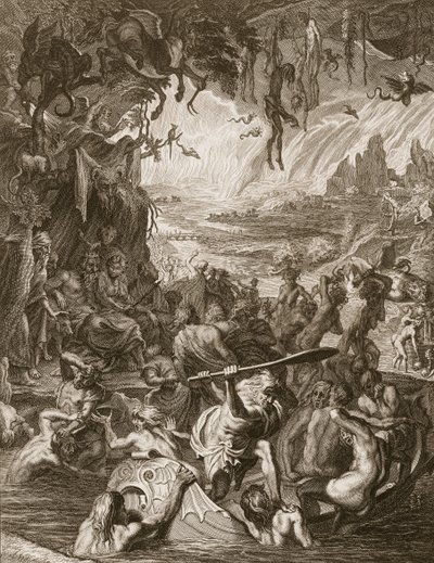 Scene of Hell, 1731  by Bernard Picart