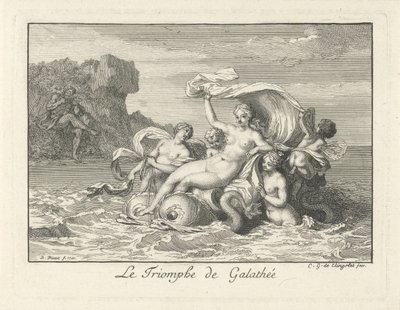 Triomf van Galatea Galatea'nın Zaferi (nesnedeki başlık) by Bernard Picart