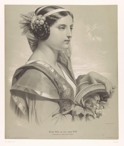 Yaz kişileştirme İki tür tebeşirle ilgili büyük çalışmalar (seri başlığı) Grande étude aux deux boya kalemleri (nesne üzerinde seri başlığı) by Bernard Romain Julien