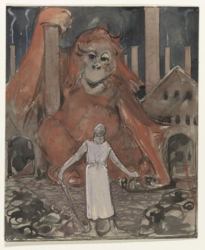 Şövalye ve Dev Maymun by Bernard Willem Wierink