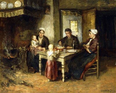 Akşam yemeği by Bernard de Hoog