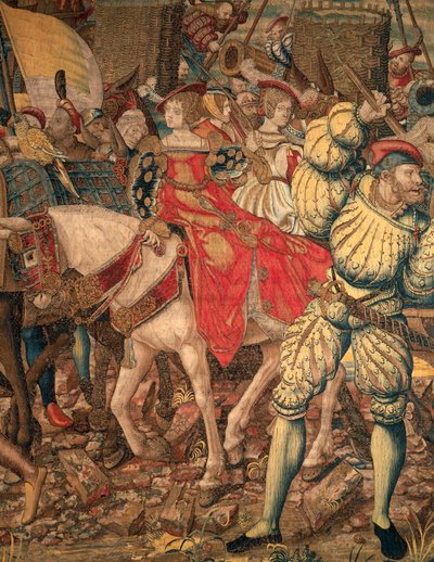 Pavia Savaşı by Bernard van (after) Orley