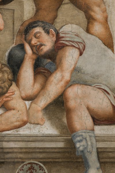 Counterfaccata, Bernardino Gatti, Diriliş 1529, Detay by Bernardino Gatti