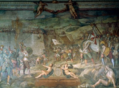 Cenevizliler ile Türkler arasında Bona Savaşı, 16 Eylül by Bernardino Barbatelli Poccetti