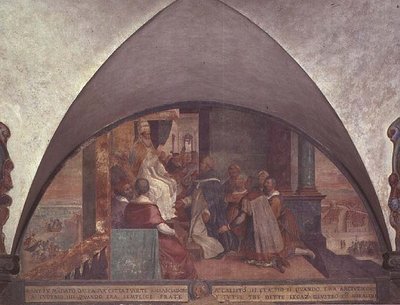 St. Antoninus Kendisini Papa III. Eugenius