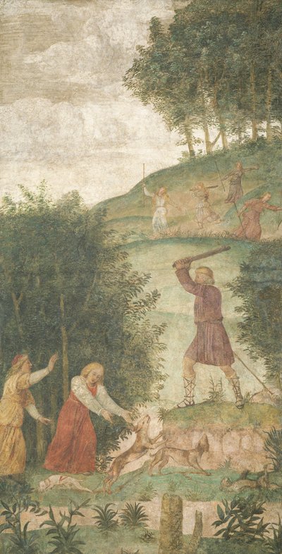 Cephalus Avda Cezalandırıldı, c. 15201522. by Bernardino Luini