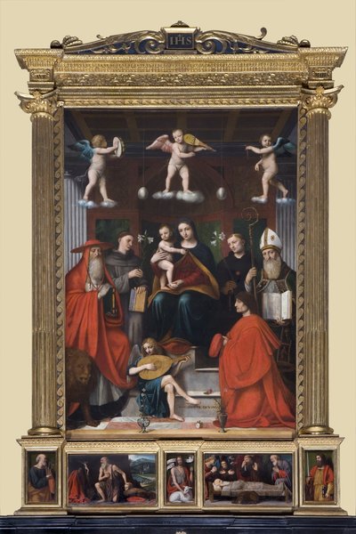Kutsal Chonversion, birkaç raimondi, 1-6 by Bernardino Luini