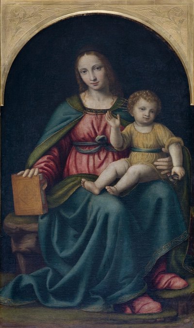 madonna ve çocuk by Bernardino Luini