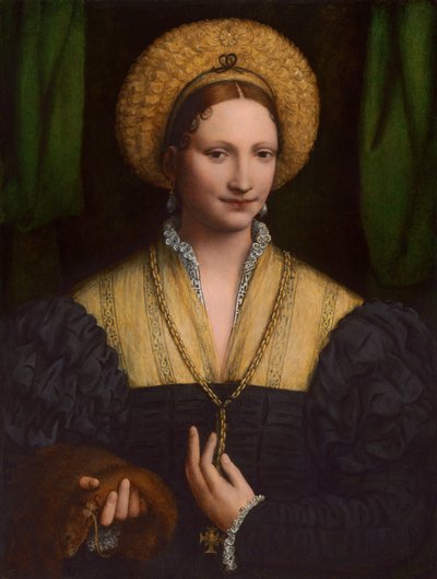 Bir Bayan Portresi by Bernardino Luini