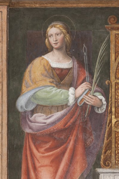 Aziz Apollonia, c.1522-25 (3497192 detayı) by Bernardino Luini