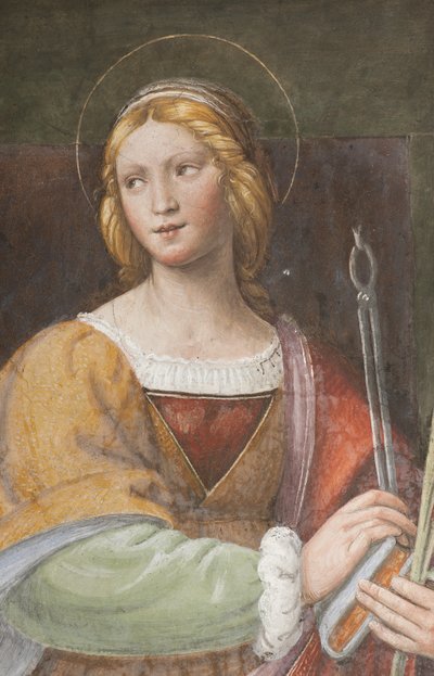 Aziz Apollonia, c.1522-25 (3497192 detayı) by Bernardino Luini