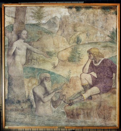 Driope ve Tavaiano tarafından ağır konsolosluk, c.1514 (tuval üzerinde taşınan müstakil fresk) by Bernardino Luini