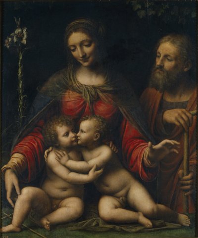Vaftizci Yahya ile Kutsal Aile by Bernardino Luini