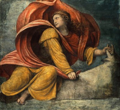Europa par Luini, Bernardino (yaklaşık 1480-1532), - Fresk by Bernardino Luini