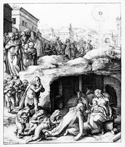 Hendrik Goltzius tarafından kazınmış Magi