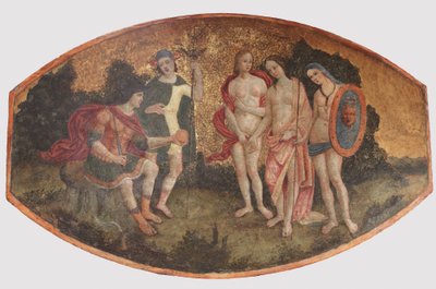 Paris Kararı, yak. 1509. by Bernardino Pinturicchio