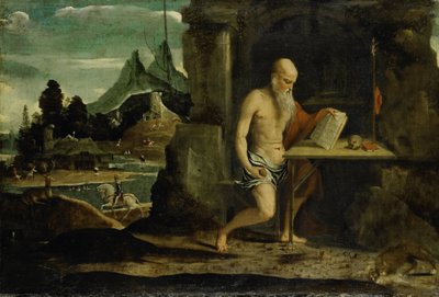 Aziz Jerome by Bernardino da Brescia (attributed to)