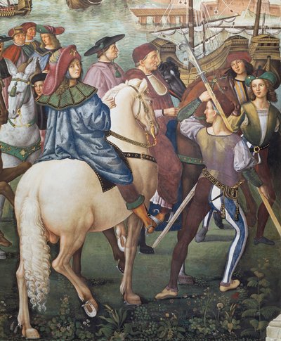 Enea Silvio Piccolomini, Ferrara Piskoposu sekreteri sıfatıyla Basel