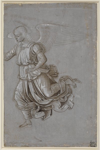 Uçan bir meleğin incelenmesi by Bernardino di Betto Pinturicchio