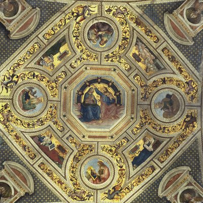Presbytery Kasası, Santa Maria del Popolo, Roma, c.1484-92 by Bernardino di Betto Pinturicchio