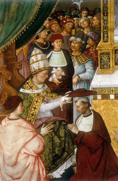 Vie du pape Pio (Pie) II (Enea Silvio Piccolomini) by Bernardino di Betto Pinturicchio