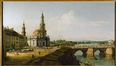 Dresden, Almanya, Altstaedter Brueckenkopf