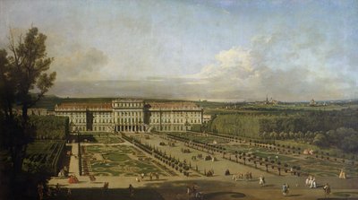 Schonbrunn Sarayı ve bahçeleri, 1759-61 by Bernardo Bellotto