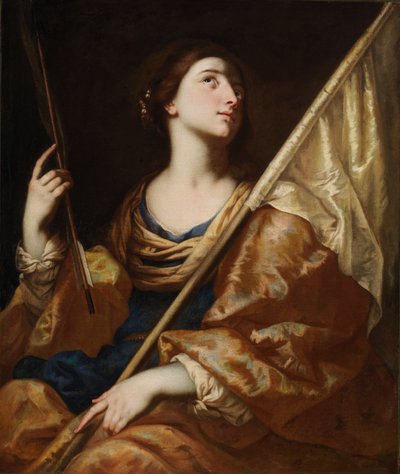 Aziz Ursula, yaklaşık 1650. by Bernardo Cavallino