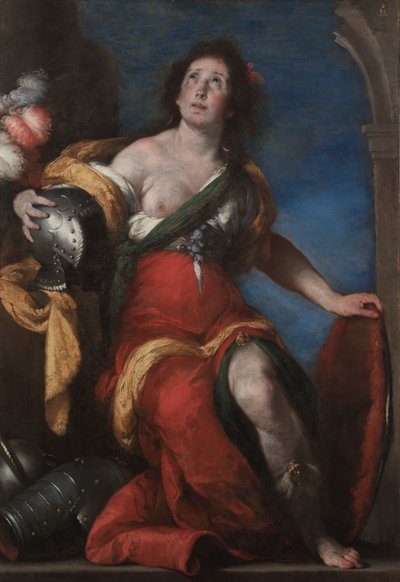 Alegorik Figür, c. 1636. by Bernardo Strozzi