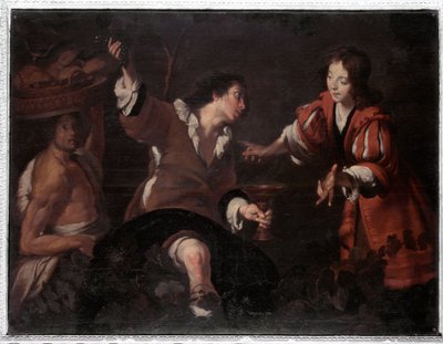 Yusuf rüyaları yorumlar (tuval üzerine yağlı boya by Bernardo Strozzi