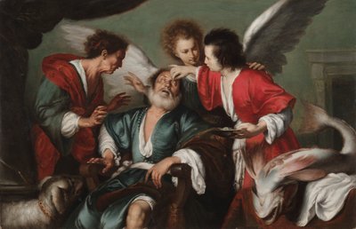 Tobit'in İyileşmesi by Bernardo Strozzi