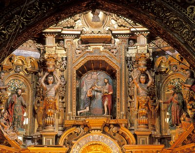 San Francisco Kilisesi, Quito, Pichincha, Ekvador Altarpiece by Bernardo de Legarda