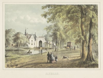 Laurenskerk ile Alkmaar'da görüntüle by Bernardus Gerardus ten Berge