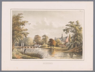 Alkmaar Alkmaar'da şehir manzarası (nesne üzerinde seri başlığı) by Bernardus Gerardus ten Berge