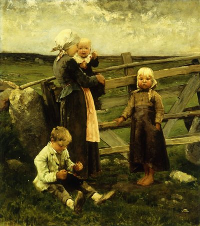 Kirazlı Çocuklar, by Bernardus Johannes Blommers or Bloomers